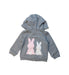 A Grey Lightweight Jackets from Chicco in size 6-12M for girl. (Back View)