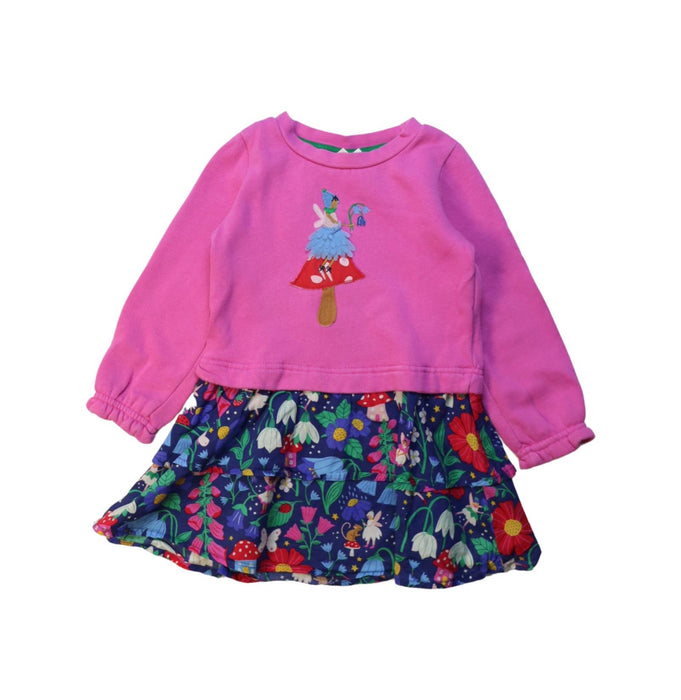 A Multicolour Sweater Dresses from Boden in size 2T for girl. (Front View)