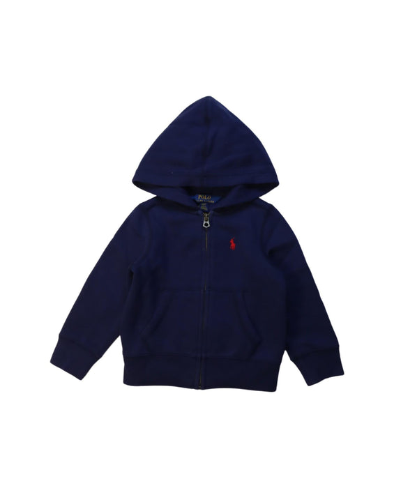 A Navy Lightweight Jackets from Polo Ralph Lauren in size 2T for boy. (Front View)