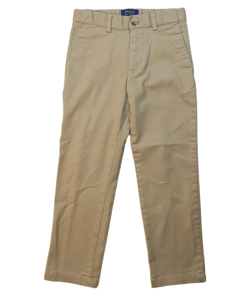 A Beige Casual Pants from Polo Ralph Lauren in size 4T for boy. (Front View)