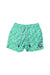 A Green Swim Shorts from Tom & Teddy in size 4T for boy. (Front View)