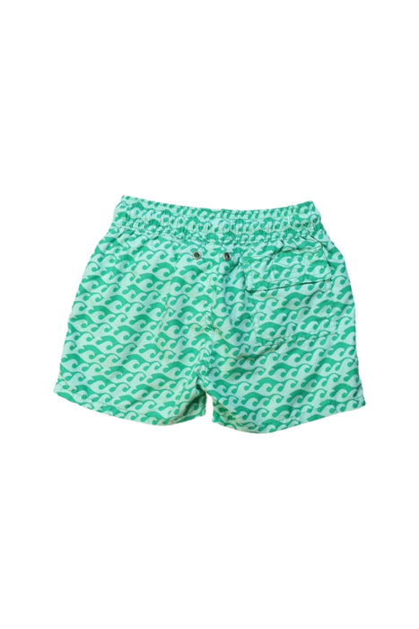 A Green Swim Shorts from Tom & Teddy in size 4T for boy. (Back View)