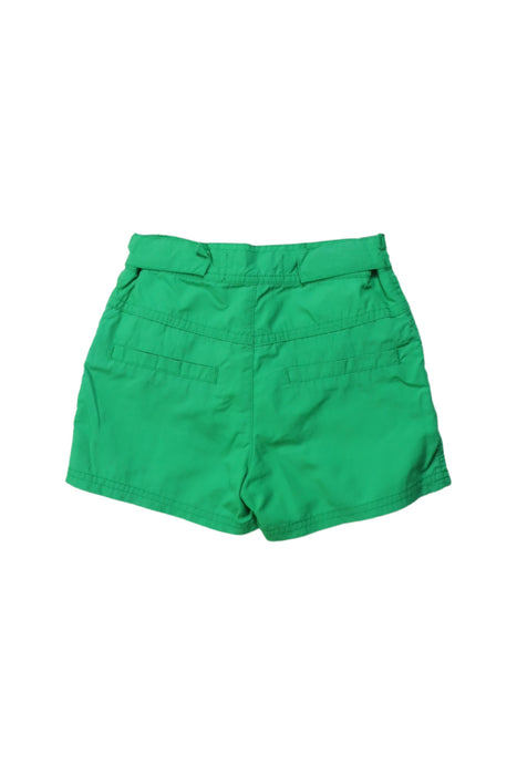 A Green Shorts from Finger in the Nose in size 4T for girl. (Back View)