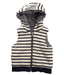 A Blue Outerwear Vests from Petit Bateau in size 3T for boy. (Front View)