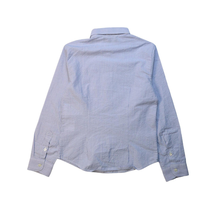 A Blue Long Sleeve Shirts from Emporio Armani in size 8Y for boy. (Back View)