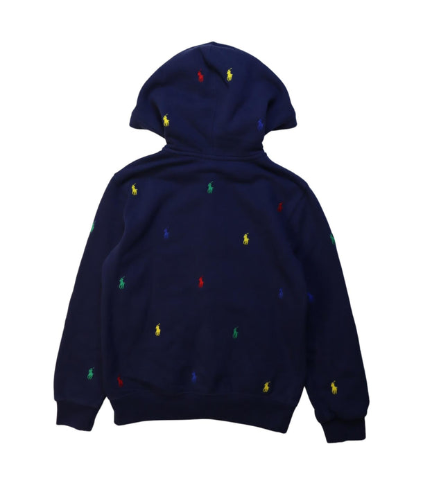 A Multicolour Zippered Sweatshirts from Polo Ralph Lauren in size 7Y for boy. (Back View)