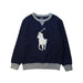 A Grey Crewneck Sweatshirts from Polo Ralph Lauren in size 7Y for boy. (Front View)