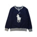 A Grey Crewneck Sweatshirts from Polo Ralph Lauren in size 7Y for boy. (Front View)