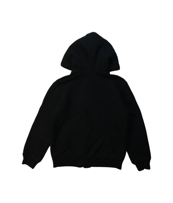 A Black Zippered Sweatshirts from Polo Ralph Lauren in size 7Y for boy. (Back View)