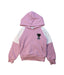 A Pink Hooded Sweatshirts from Lola + The Boys in size 4T for girl. (Front View)