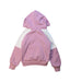 A Pink Hooded Sweatshirts from Lola + The Boys in size 4T for girl. (Back View)