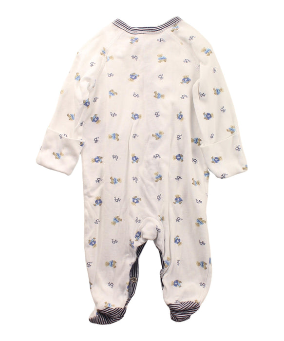 A White Onesies from Ralph Lauren in size 6-12M for boy. (Back View)