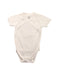 A White Short Sleeve Bodysuits from Petit Bateau in size 3-6M for neutral. (Front View)