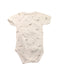 A White Short Sleeve Bodysuits from Petit Bateau in size 3-6M for neutral. (Back View)