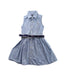 A Blue Sleeveless Dresses from Polo Ralph Lauren in size 3T for girl. (Front View)