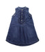 A Blue Sleeveless Dresses from Ralph Lauren in size 4T for girl. (Front View)