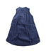 A Blue Sleeveless Dresses from Ralph Lauren in size 4T for girl. (Back View)