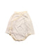 A White Long Sleeve Bodysuits from Natures Purest in size 3-6M for girl. (Front View)