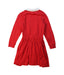 A Red Long Sleeve Dresses from Fendi in size 4T for girl. (Back View)