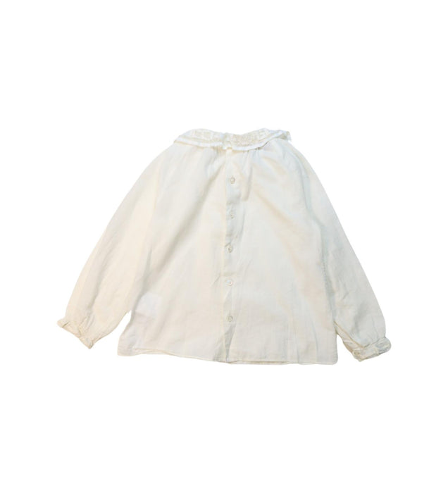 A Ivory Long Sleeve Tops from Gucci in size 3T for girl. (Back View)