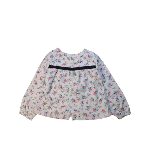 A Multicolour Long Sleeve Tops from Petite Lucette in size 5T for girl. (Back View)