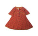 A Multicolour Long Sleeve Dresses from Fabindia in size 3T for girl. (Front View)