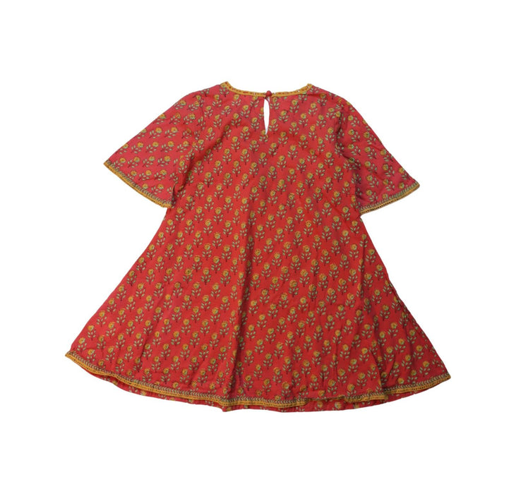 A Multicolour Long Sleeve Dresses from Fabindia in size 3T for girl. (Back View)