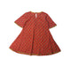 A Multicolour Long Sleeve Dresses from Fabindia in size 3T for girl. (Back View)