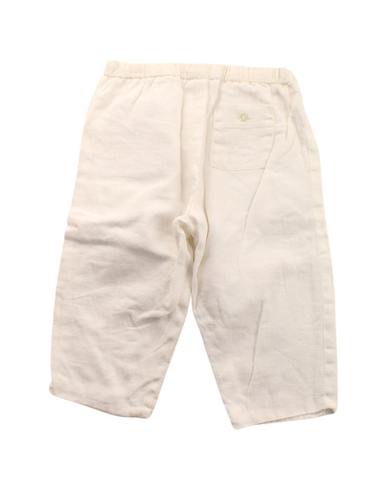 A White Casual Pants from Bonpoint in size 6-12M for girl. (Back View)