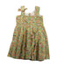 A Green Sleeveless Dresses from Bonpoint in size 4T for girl. (Back View)