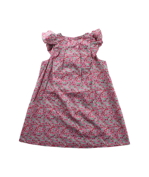 A Pink Short Sleeve Dresses from Jacadi in size 3T for girl. (Front View)