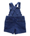 A Blue Overall Shorts from Jacadi in size 3T for girl. (Back View)