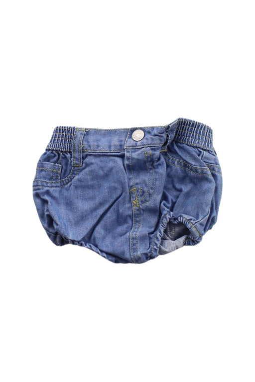 A Blue Bloomers from 7 For All Mankind in size 6-12M for girl. (Front View)