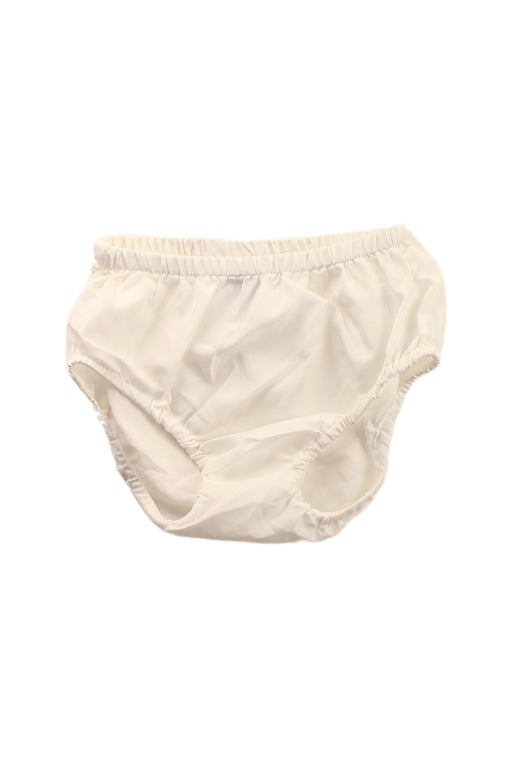 A White Bloomers from Janie & Jack in size 6-12M for girl. (Front View)