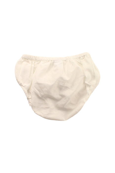 A White Bloomers from Janie & Jack in size 6-12M for girl. (Back View)