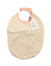 A White Bibs from Barnabé aime le café in size O/S for girl. (Back View)