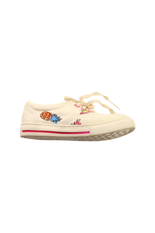 A White Sneakers from Stella McCartney in size 4T for girl. (Front View)