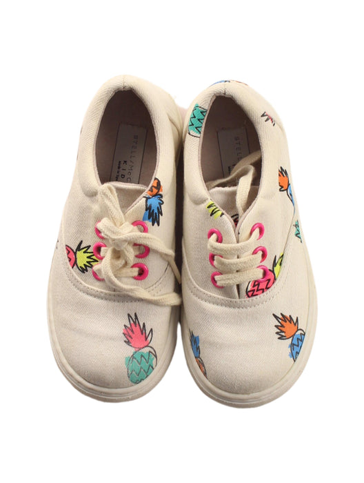 A White Sneakers from Stella McCartney in size 4T for girl. (Back View)