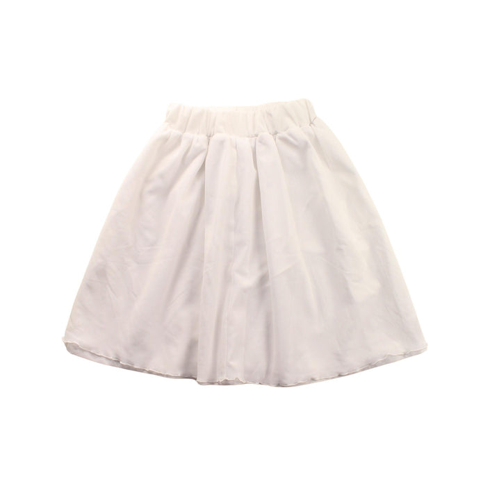 A White Mid Skirts from Comme Ca Ism in size 4T for girl. (Front View)