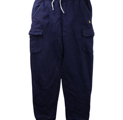 A Blue Sweatpants from Polo Ralph Lauren in size 10Y for boy. (Front View)