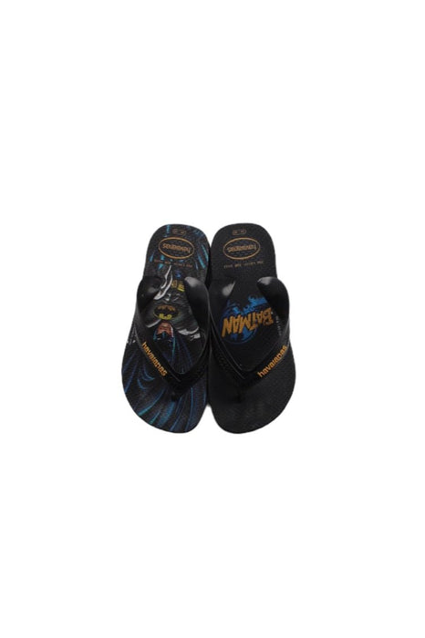 A Blue Flip Flops from Havaianas in size 6T for boy. (Back View)