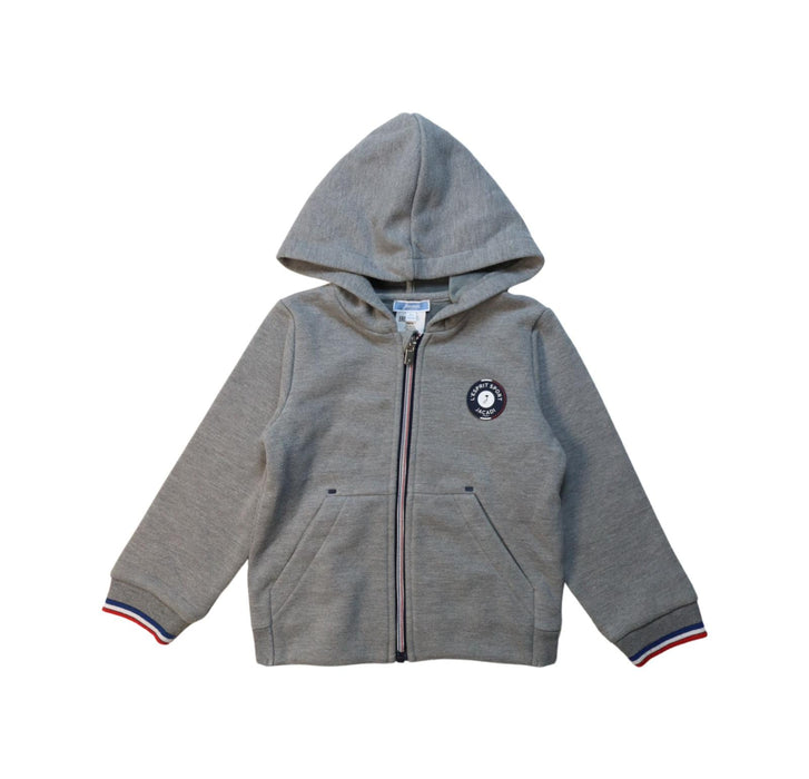 A Grey Lightweight Jackets from Jacadi in size 4T for boy. (Front View)