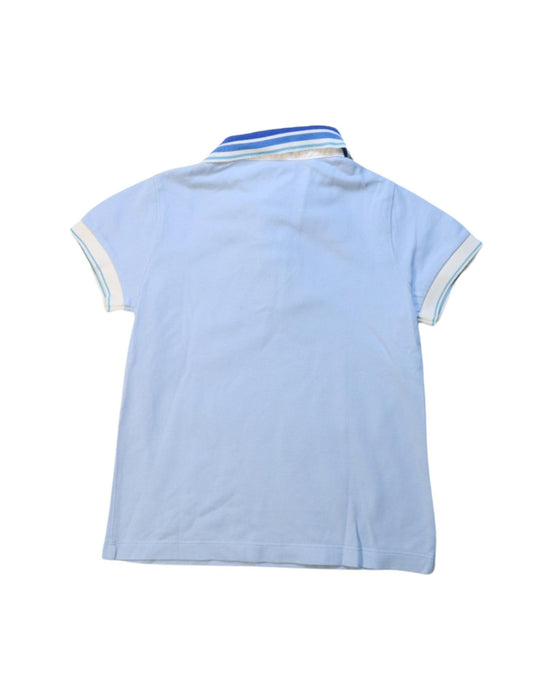 A Blue Short Sleeve Polos from Jacadi in size 4T for boy. (Back View)