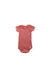 A Red Short Sleeve Bodysuits from Petit Bateau in size 3-6M for neutral. (Back View)