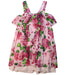 A Multicolour Sleeveless Dresses from Nanos in size 10Y for girl. (Back View)