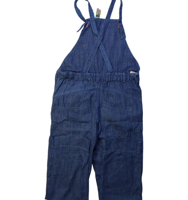 A Blue Long Overalls from Nanos in size 10Y for girl. (Back View)