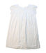 A White Short Sleeve Dresses from Little Cotton Clothes in size 8Y for girl. (Back View)