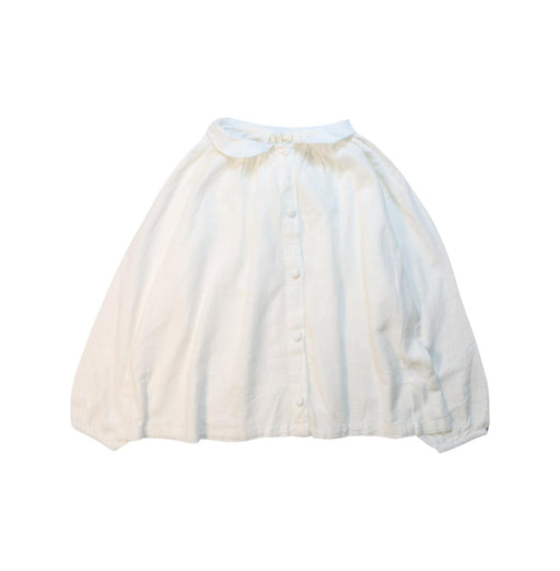 A White Long Sleeve Tops from Little Cotton Clothes in size 8Y for girl. (Front View)