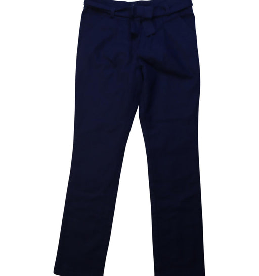 A Navy Casual Pants from Jacadi in size 10Y for girl. (Front View)