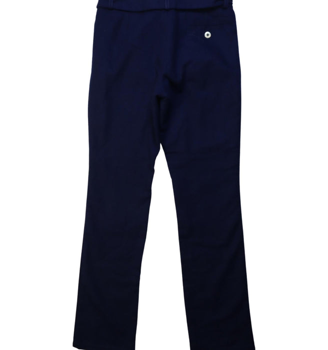 A Navy Casual Pants from Jacadi in size 10Y for girl. (Back View)